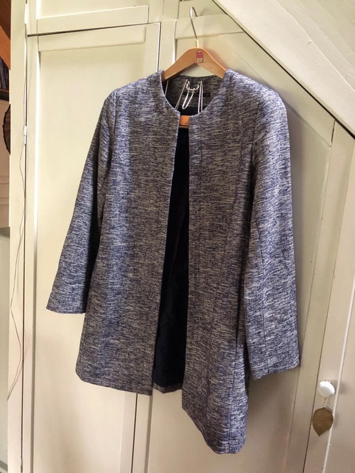 Manteau Chine bleu marine