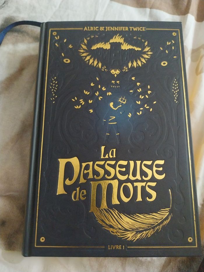 Roman La Passeuse de Mots tome 1 Relié Collector jaspage Jennifer Alric Twice - photo numéro 2