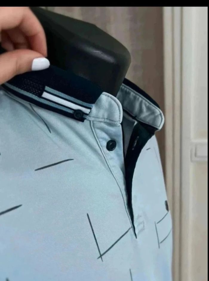 polo bleu clair - photo numéro 4