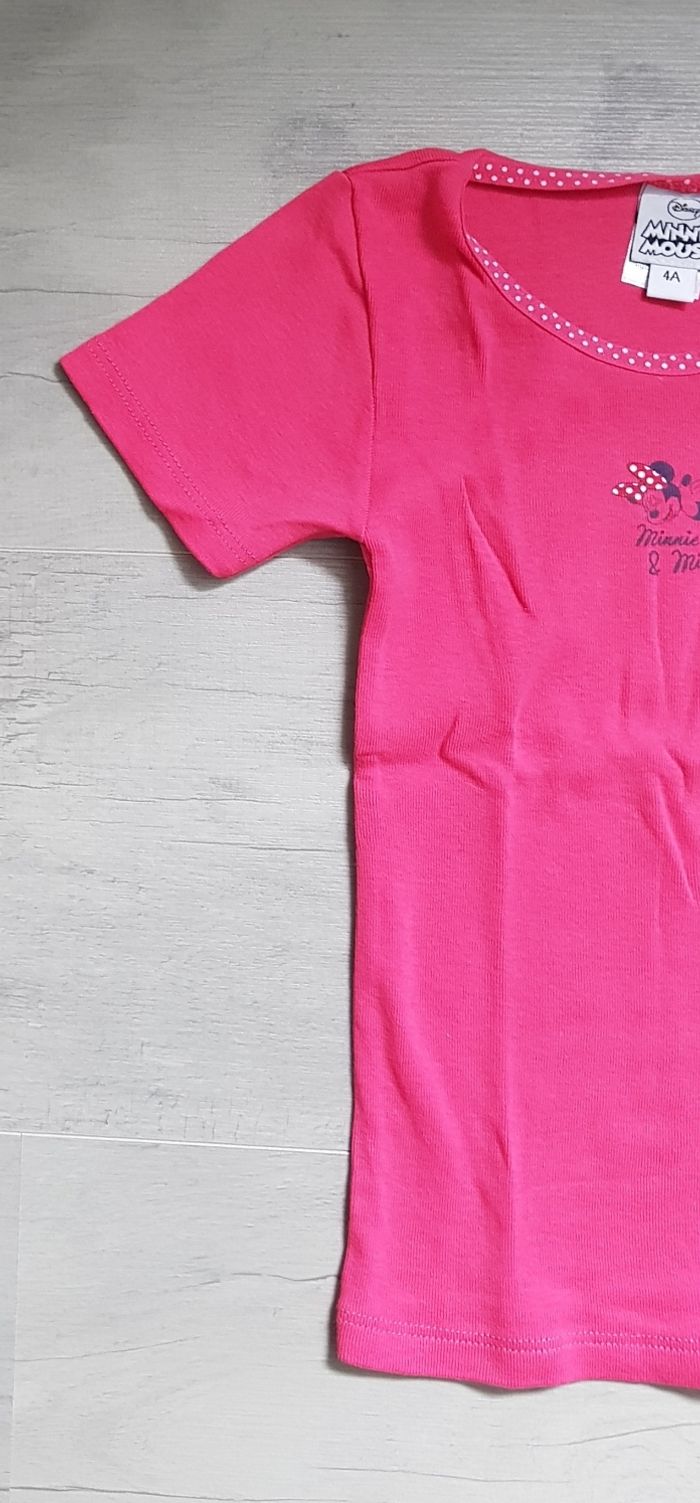 T-shirt fille Minnie 4 ans - photo numéro 3