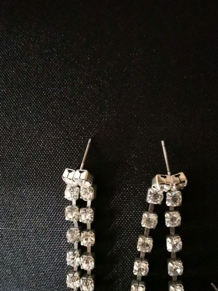 Boucles d'oreilles strass - photo numéro 4