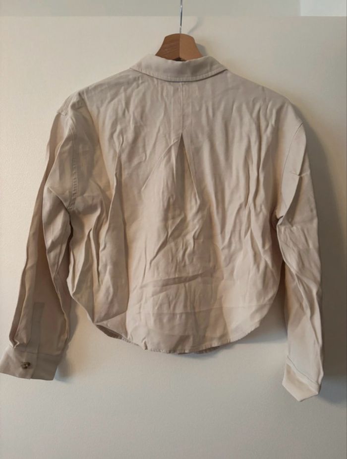 Chemise beige Zara fille 11-12 ans - photo numéro 3