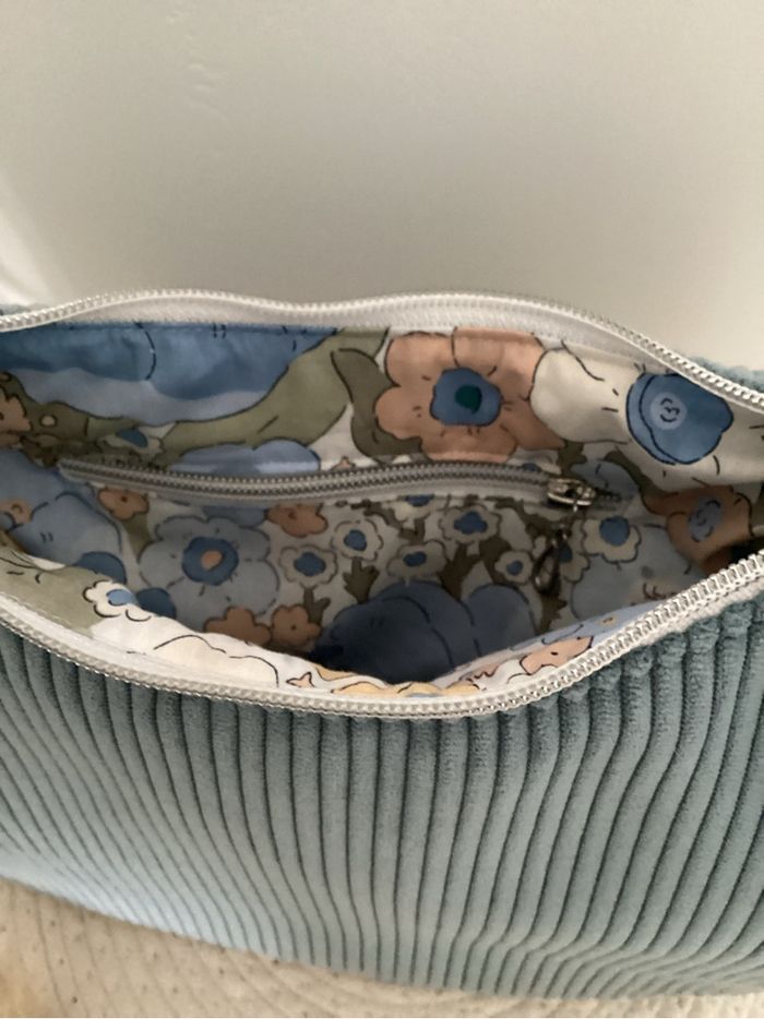 Sac à main boho bleu. - photo numéro 5