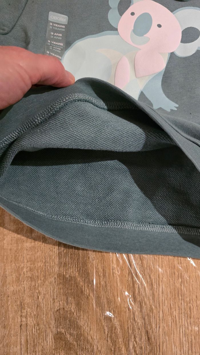 (Neuf non porté) 🏷 sweat molleton 3ans garçon 🥰 - photo numéro 3