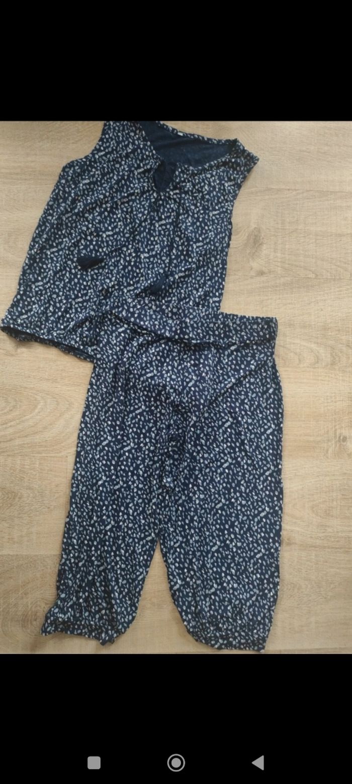 Lot ensemble débardeur et pantacourt imprimé BlanchePorte femme