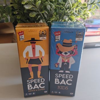 🔡 Lot de 2 jeux Speed Bac Neufs 🔡
