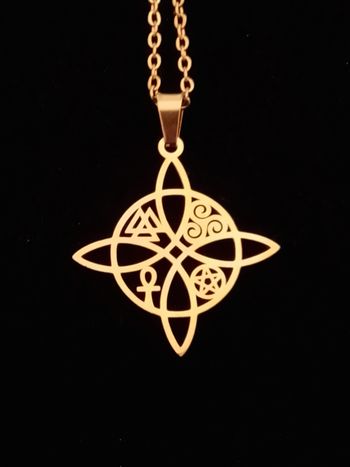 Chaîne + pendentif celtique