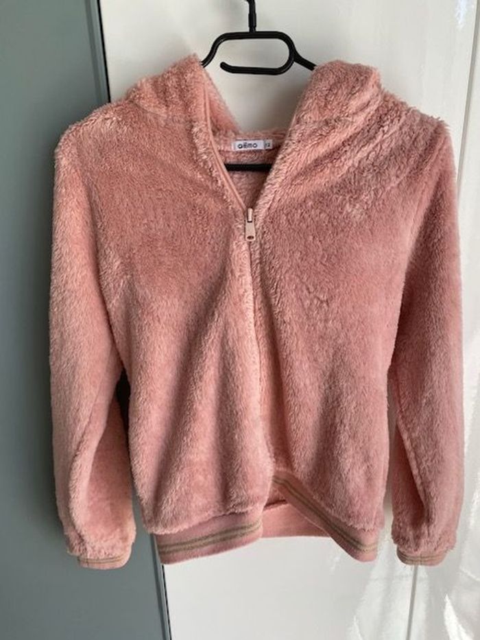 veste ourson rose
