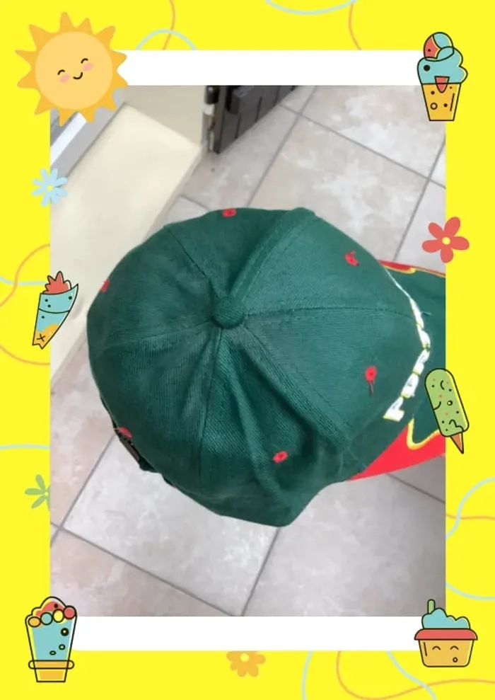 Casquette verte foncé rouge Portugal - photo numéro 7