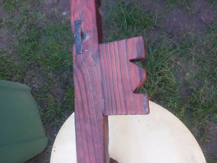 Patère en forme de clé En bois - photo numéro 7