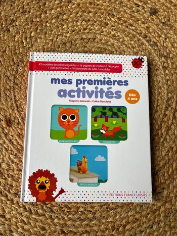 Livre mes premières activités des 4 ans