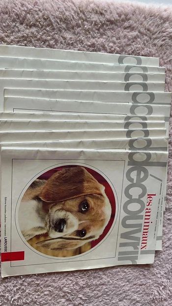 Livre découvrir les animaux Larousse vintage