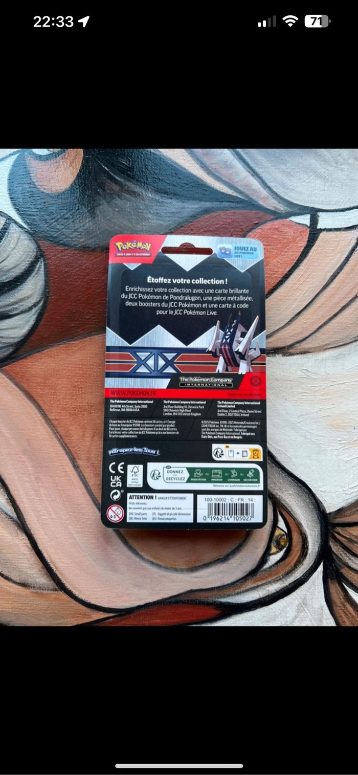 Duopack Pokémon pondralugon EB10 et EV1 - photo numéro 2