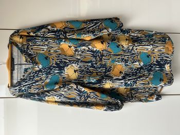 Robe bleue et moutarde Mado et les Autres - Taille 46