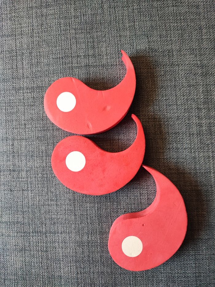 Lot de 3 blocs porte