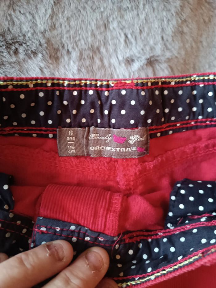 Jupe rouge orchestra fille 6 ans 116 cm - photo numéro 2