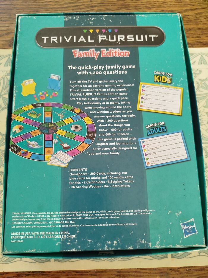 Trivial pursuit Familly édition - photo numéro 2