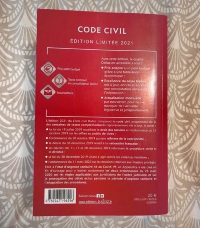 Code civil annoté Dalloz - photo numéro 2