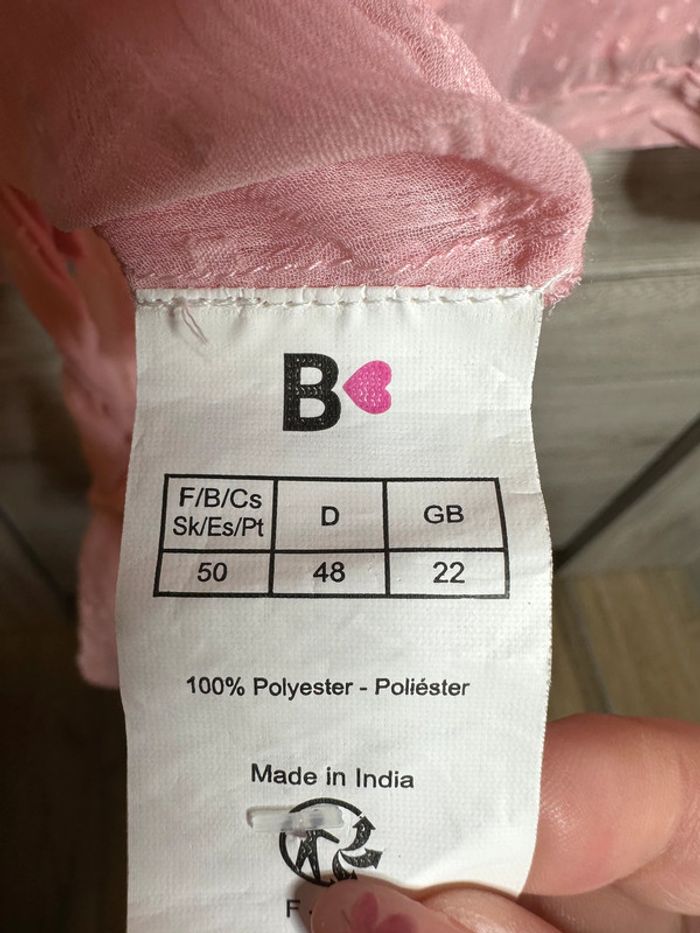 Blouse rose poudré - Taille 50 - photo numéro 7