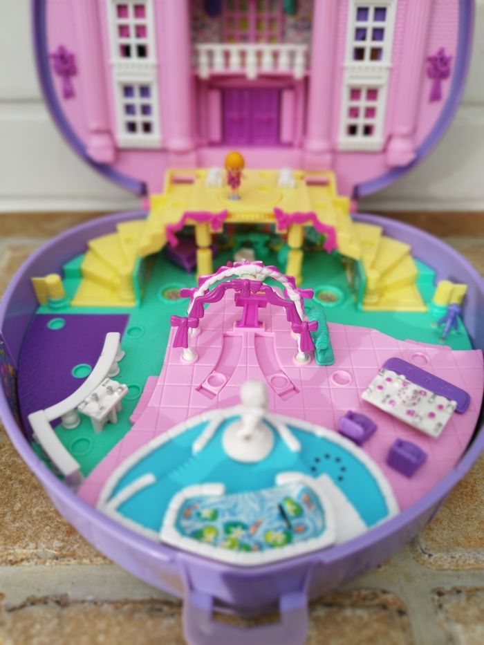 Grand cœur violet Polly pocket Bluebird - photo numéro 2