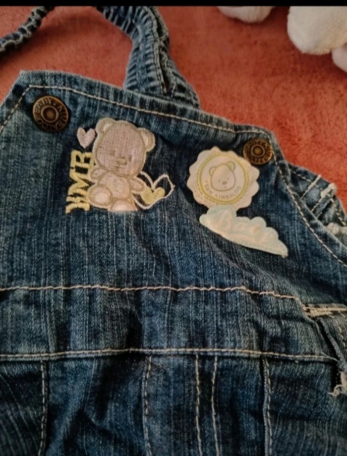 Robe Salopette en Jean - Petit Kimbaloo (6 Mois) - photo numéro 2