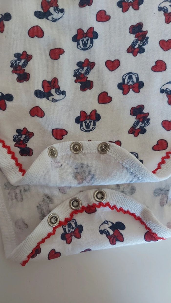 Lot bodys manches courtes fille Minnie Disney - photo numéro 6