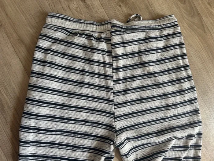 Ichi pantalon, jogging, taille, élastique, survêtement, bleu, rayures femme, taille S - photo numéro 5