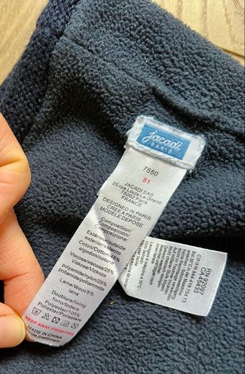 Bonnet bleu avec petit noeud - Jacadi