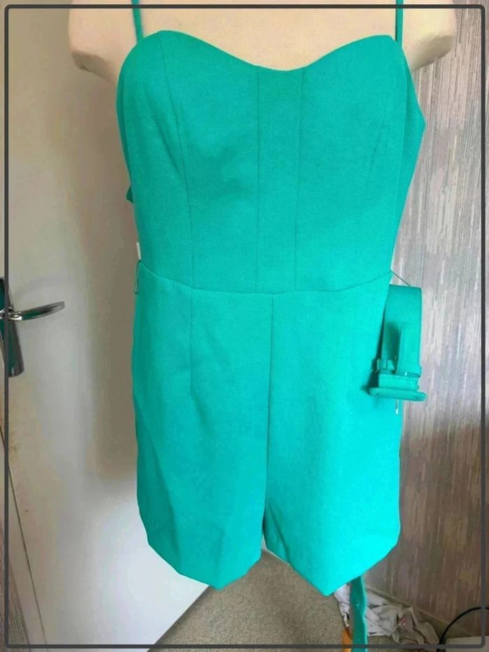 Combishort Oyster Vert d’eau taille 42 marque kookai neuve avec étiquette