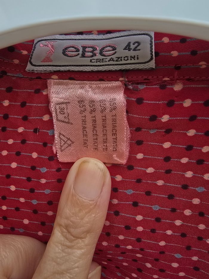 Chemise 🍒vintage 70 Ebe créazioni 🍒taille convient d'un 36 au 38 - photo numéro 8