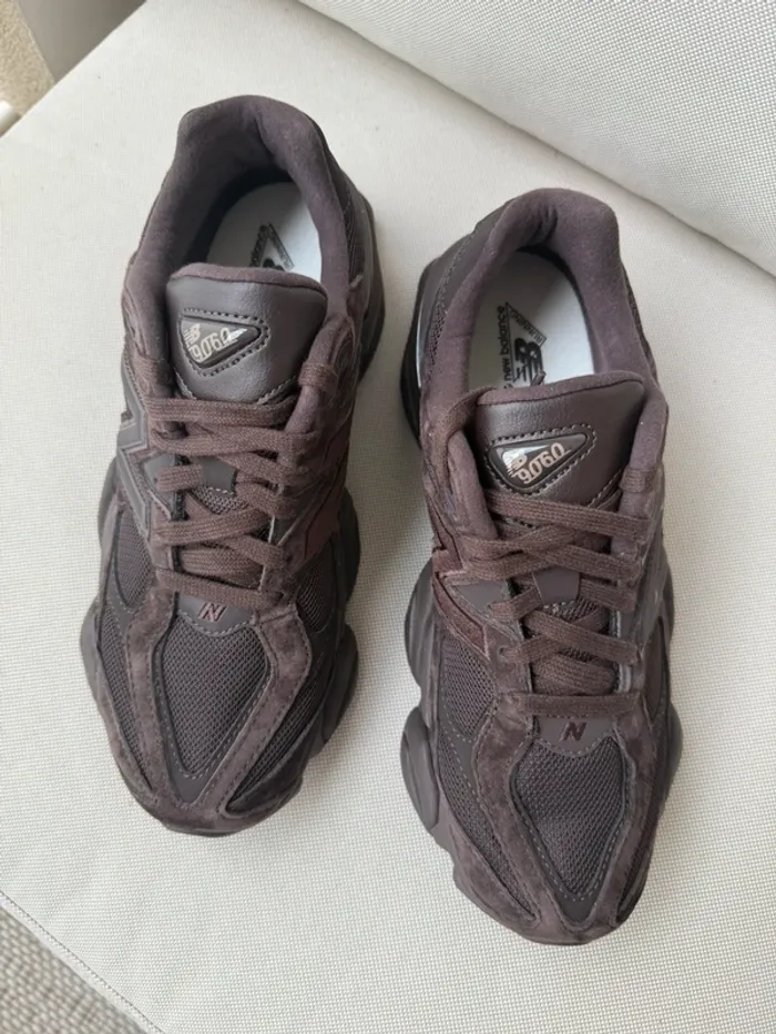 Basket New balance 9060 Chocolate Brown - photo numéro 3
