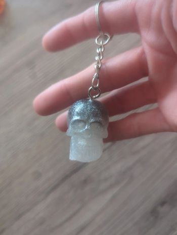 Porte clef tête de mort