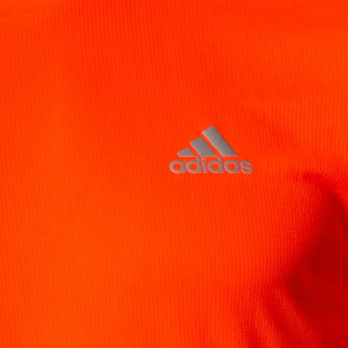 T-shirt Adidas Running Orange Homme Taille S Neuf et Authentique - photo numéro 3