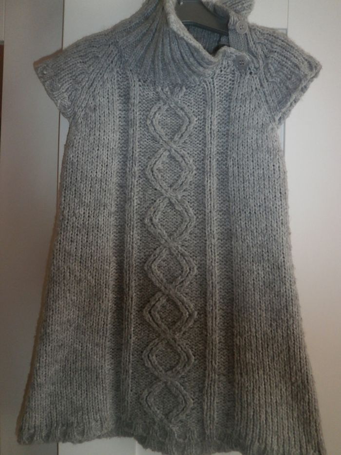 Robe Hema laine et acrylique grise - photo numéro 2