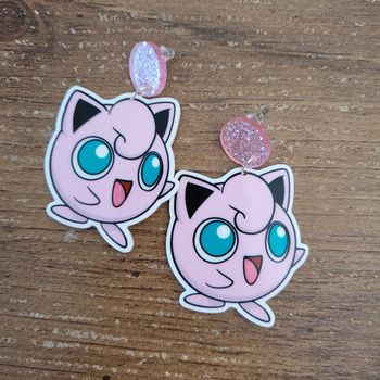 Boucles d'oreilles Rondoudou Pokemon