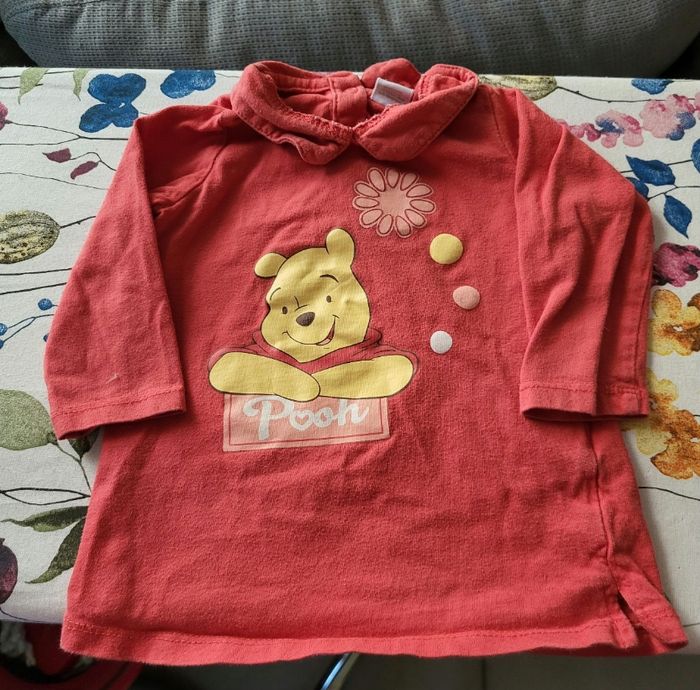 T-shirt manches longues winnie l ourson 18 mois