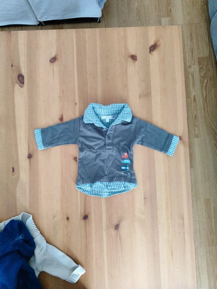 Tee shirt chemise Kiabi