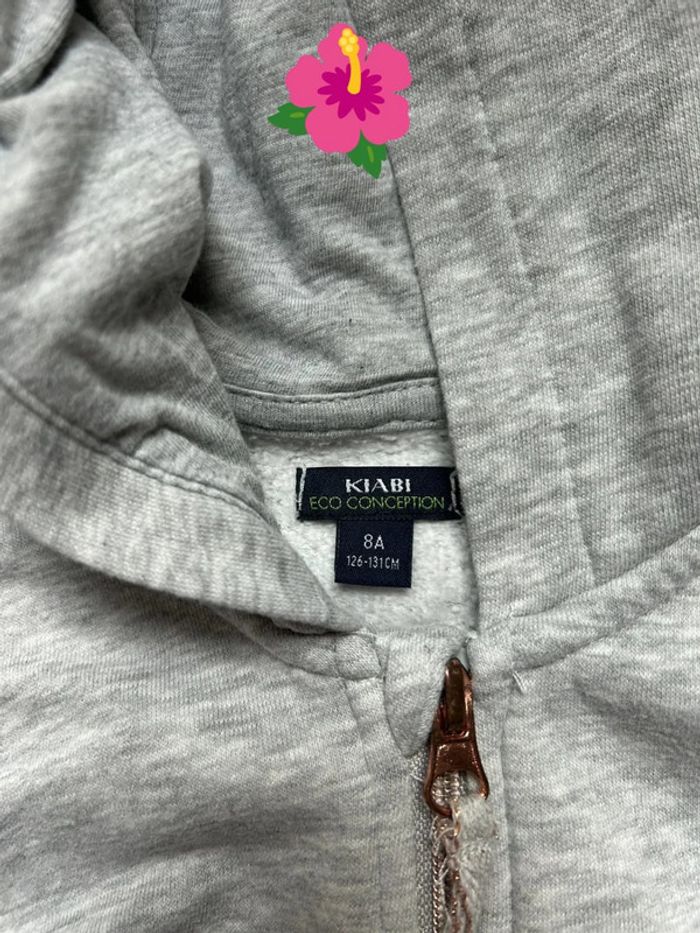 Gilet à capuche 8ans Kiabi - photo numéro 2