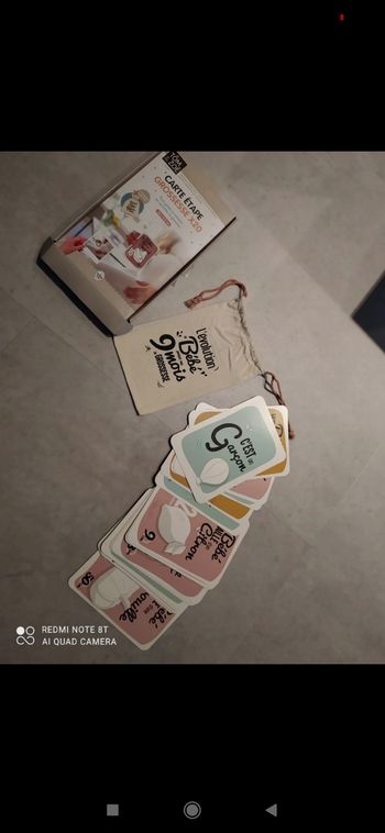 Cartes étape grossesse