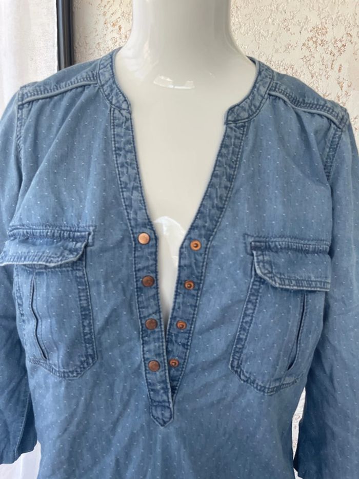 Robe en denim de la marque camaïeu - photo numéro 2