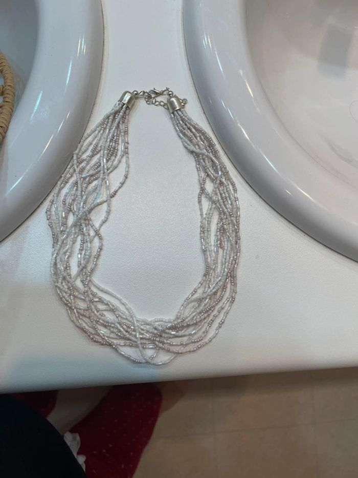 Collier fantaisie perle