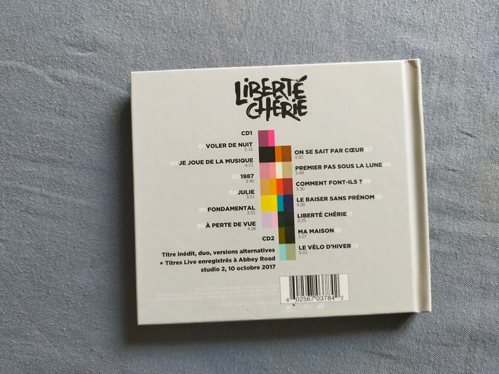 Double cd Calogero liberté chérie - photo numéro 5