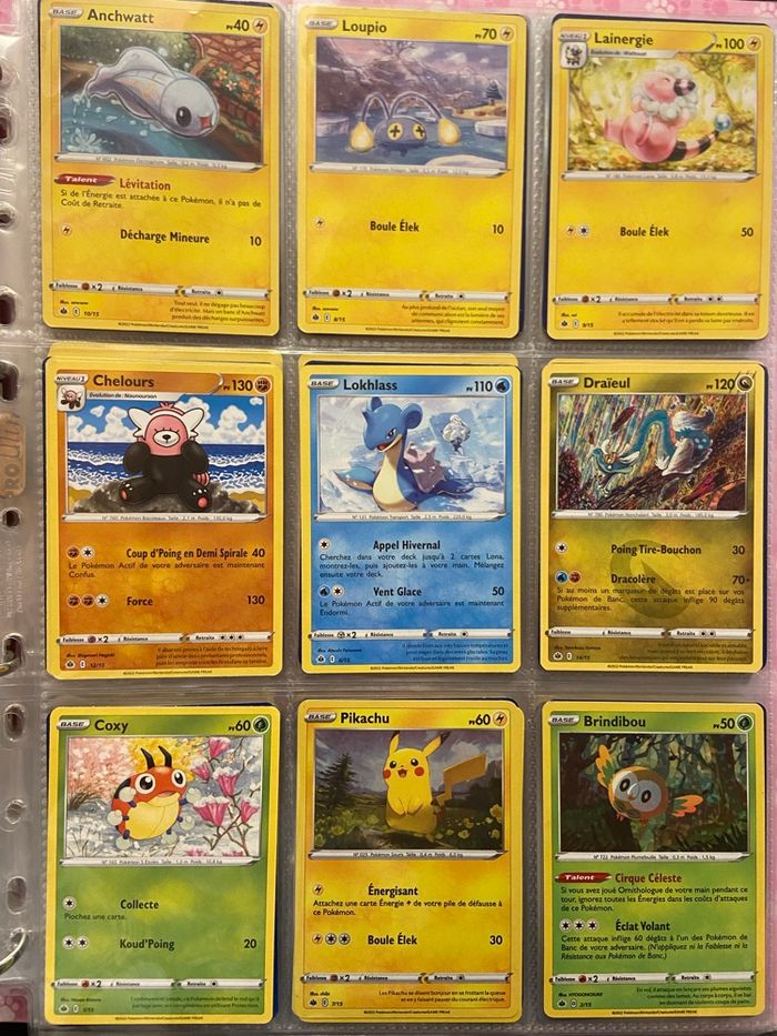 Lot cartes pokémon Macdonald 2022