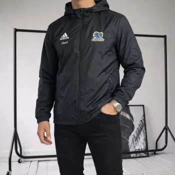 Veste coupe-vent, imperméable Adidas Coach Cumberland Cobras noire L #30