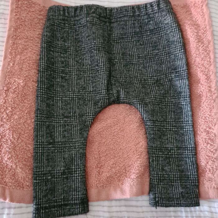 Pantalon legging bebe taille 56 gris - photo numéro 3