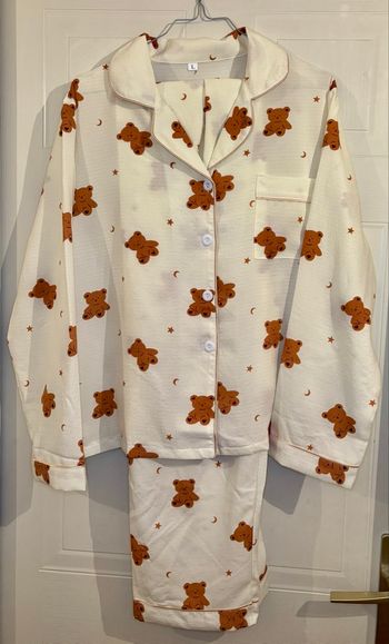 🧸Pyjama Oursons Doux & Confortable - Taille L (38/40) - Neuf