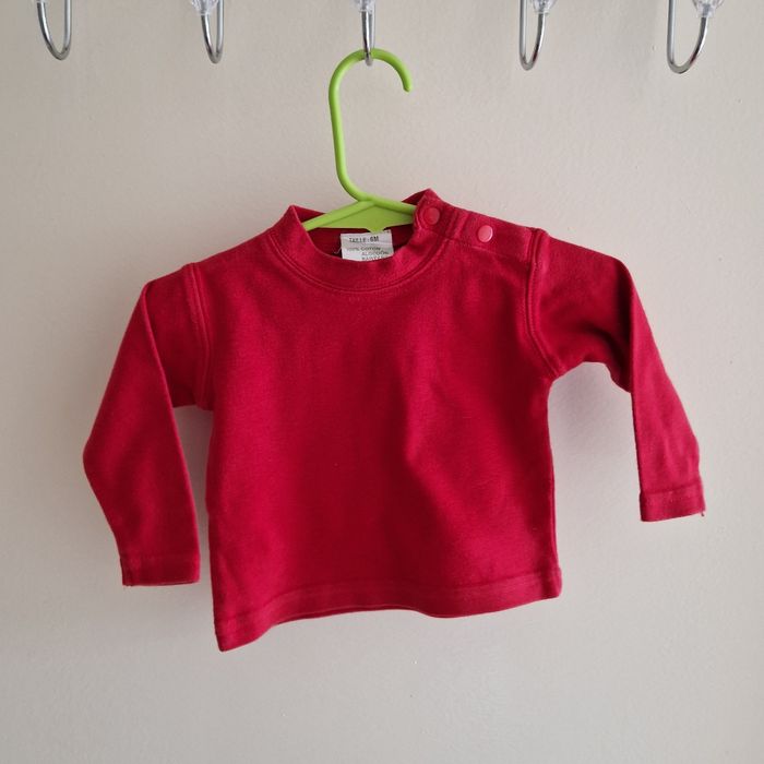 6 mois tee shirt rouge