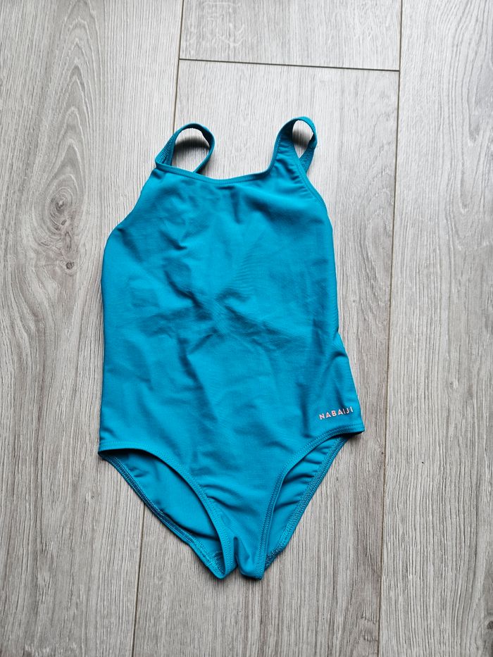 Maillot de bain bleu turquoise 3/4 ans