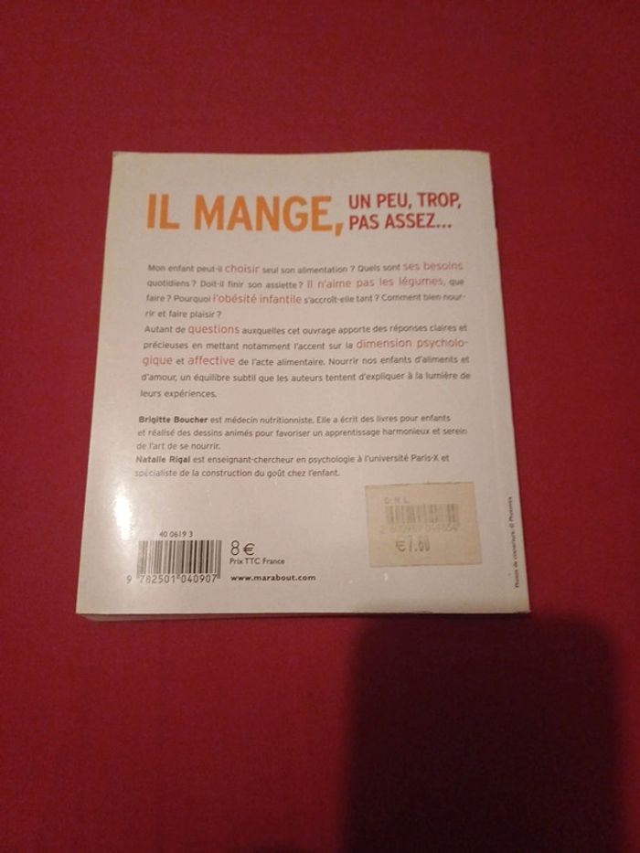 Livre " il mange, un peu, trop, pas assez" - photo numéro 2
