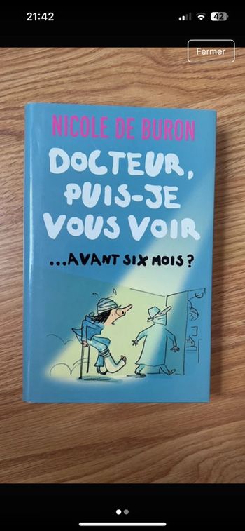 Docteur puis-je vous voir avant 6 mois ?